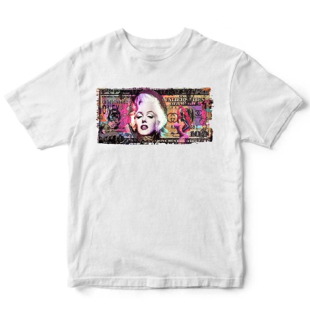 MARILYN MONROE DOLLAR BILL T-SHIRT