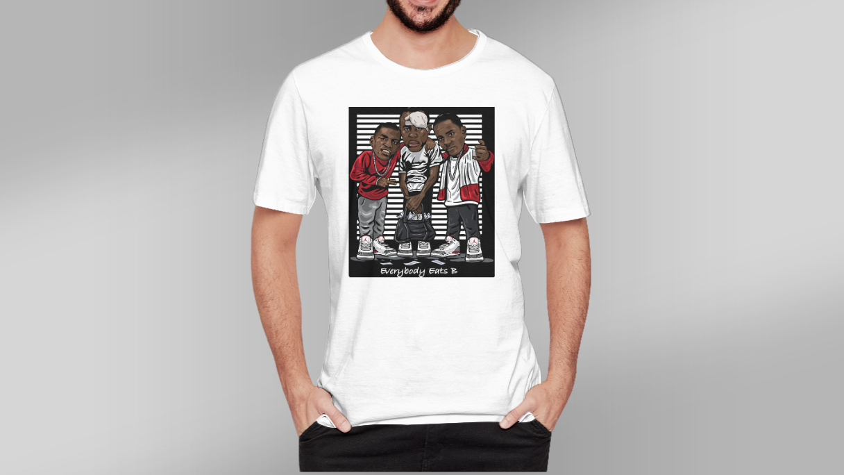 Everybody Eats B...Jordan 4's Fire Red's Tee