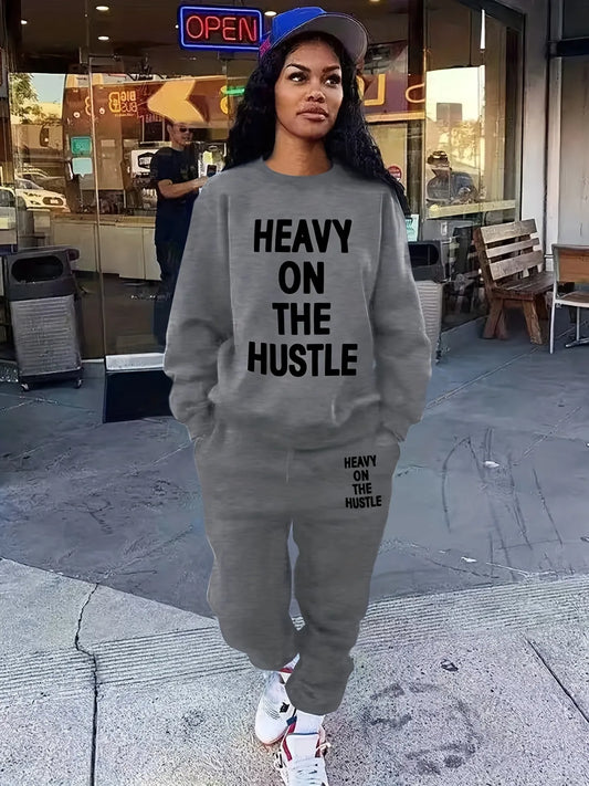 HEAVY ON THE HUSTLE SWEATSHIRT