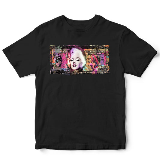 MARILYN MONROE DOLLAR BILL T-SHIRT