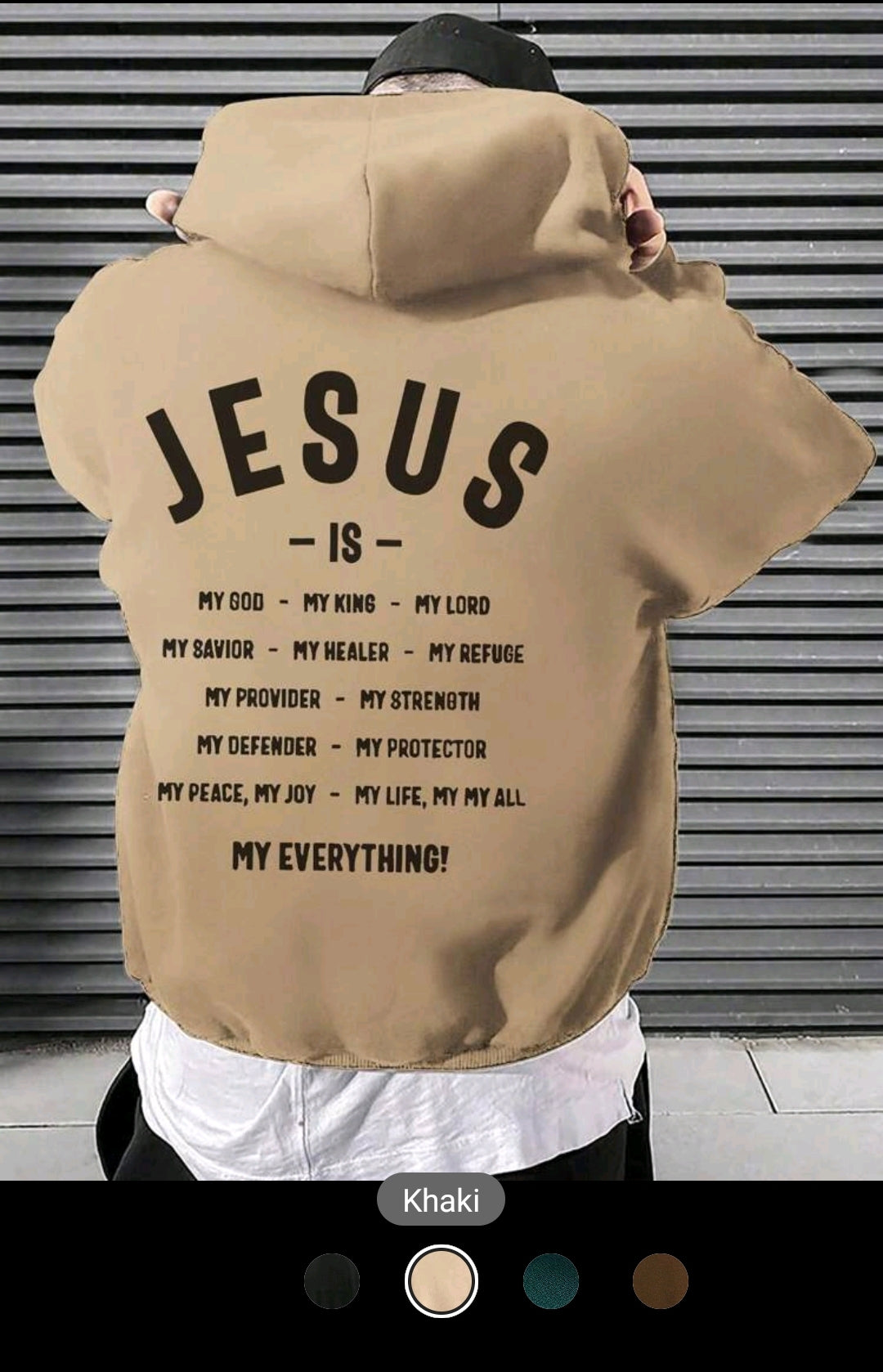 JESUS IS... HOODIE